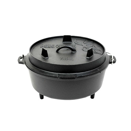 Valhal Dutch Oven Gietijzer met Pootjes Outdoor 6,1 Liter -