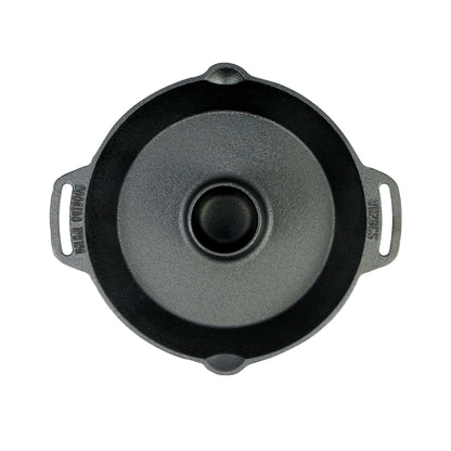 Valhal Kippensitter Gietijzer 28 cm -