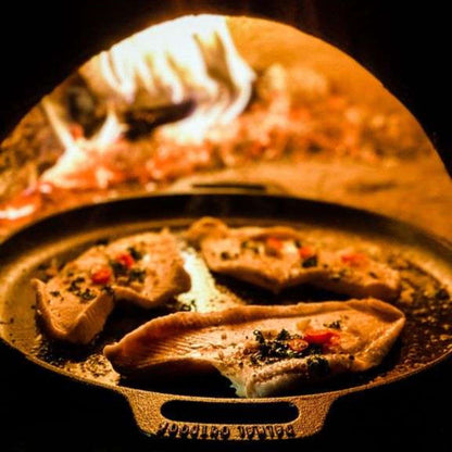 Valhal Gietijzeren koekenpan Plancha met handgrepen 35 cm -