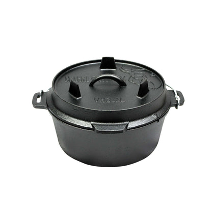 Valhal Nederlandse Oven Braadpan Gietijzer 3,8 Liter -