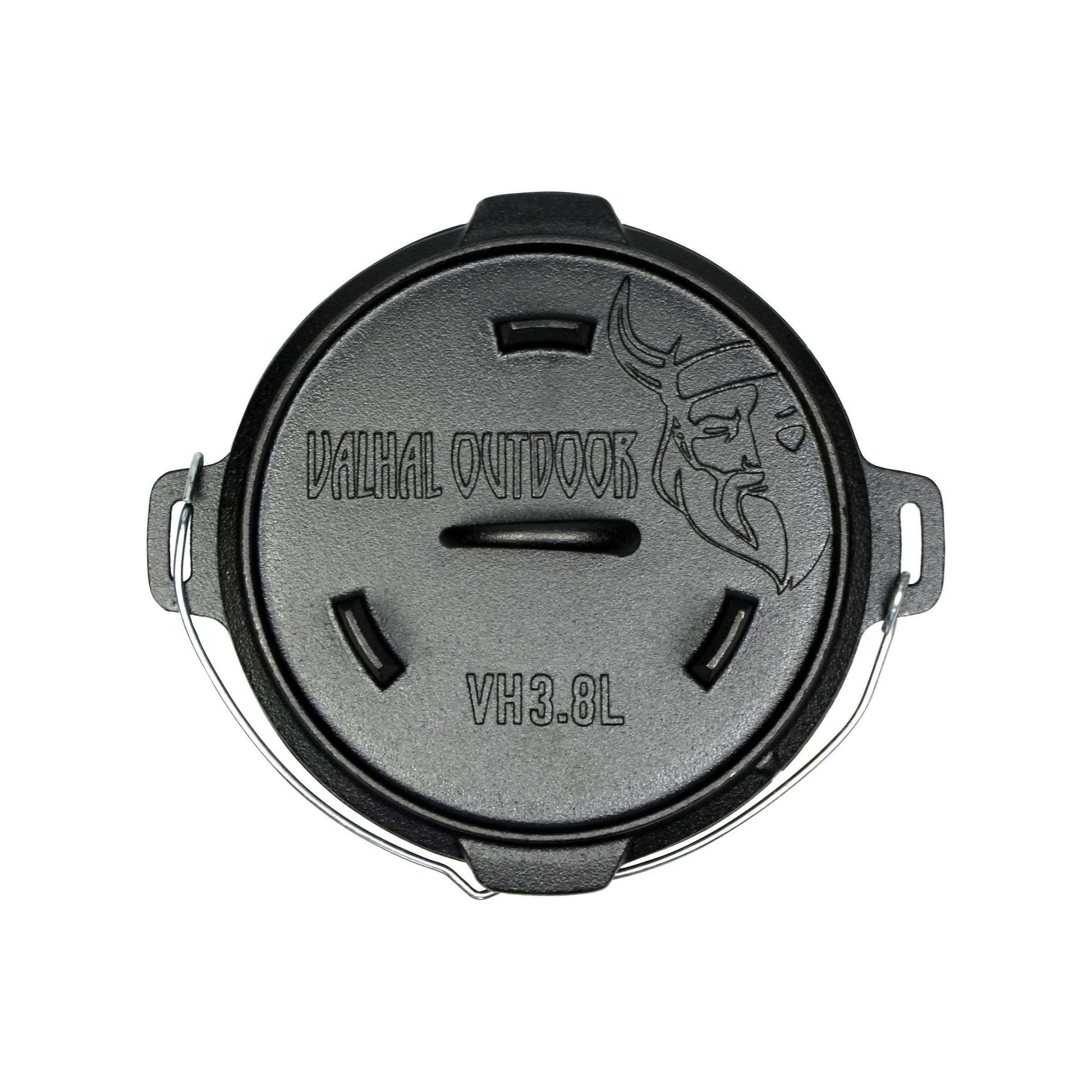 Valhal Nederlandse Oven Braadpan Gietijzer 3,8 Liter -