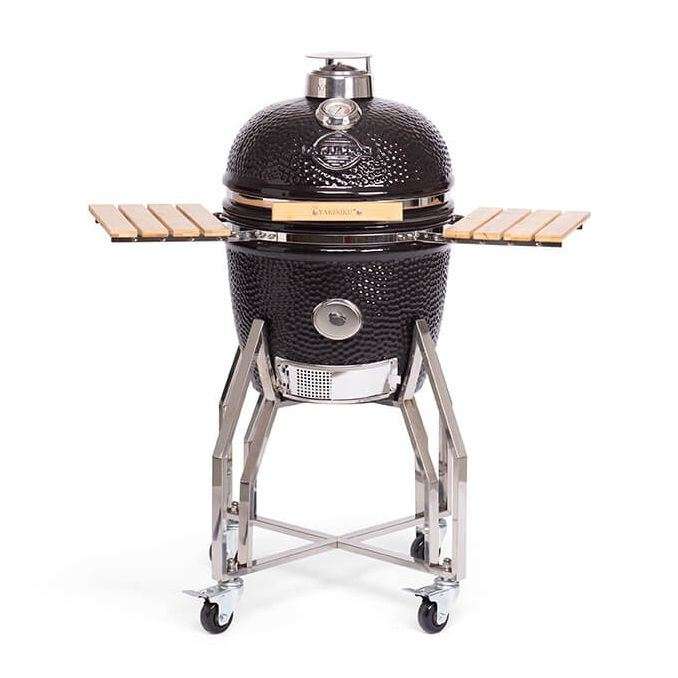 Yakiniku BBQ Kamado 16 Medium met onderstel en Zijtafels -