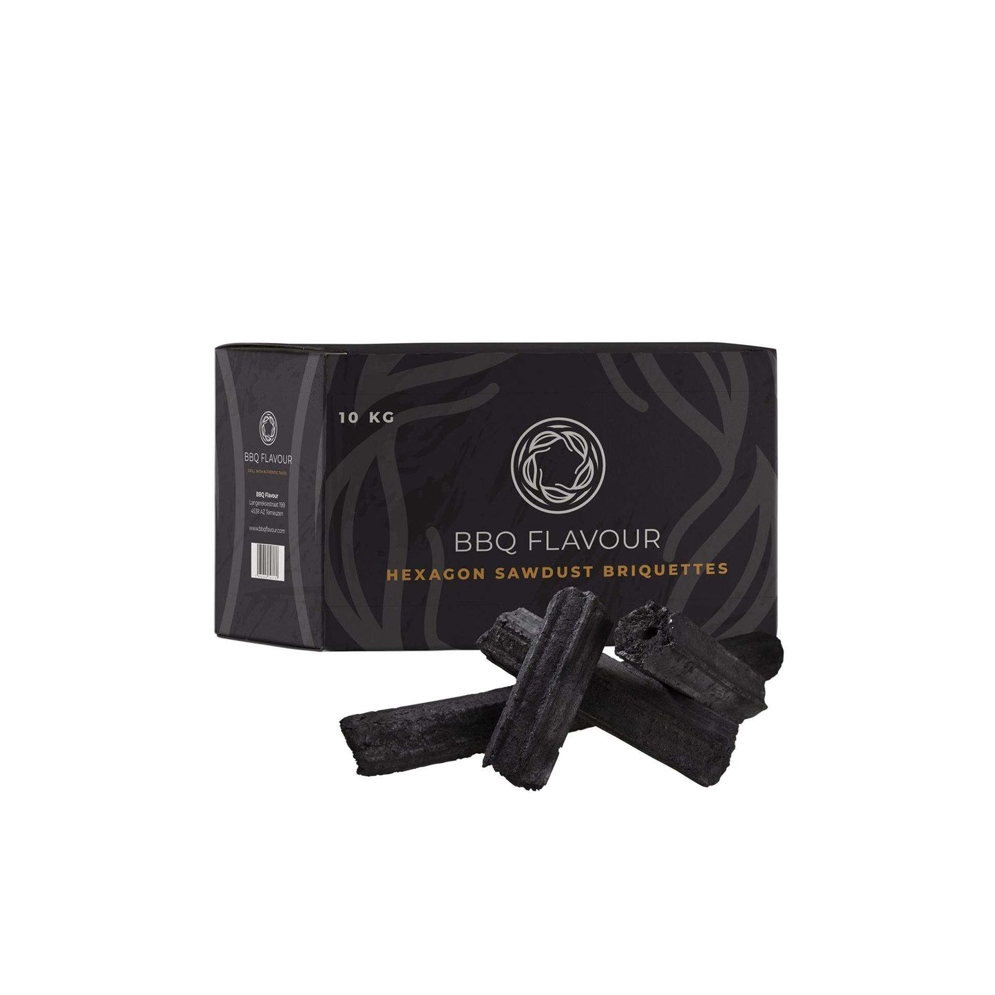 Yakiniku BBQ Smaak Accessoire Houtskool Zaagsel Briketten Hexagon kg rettes Hexagon 10 Hexagon -