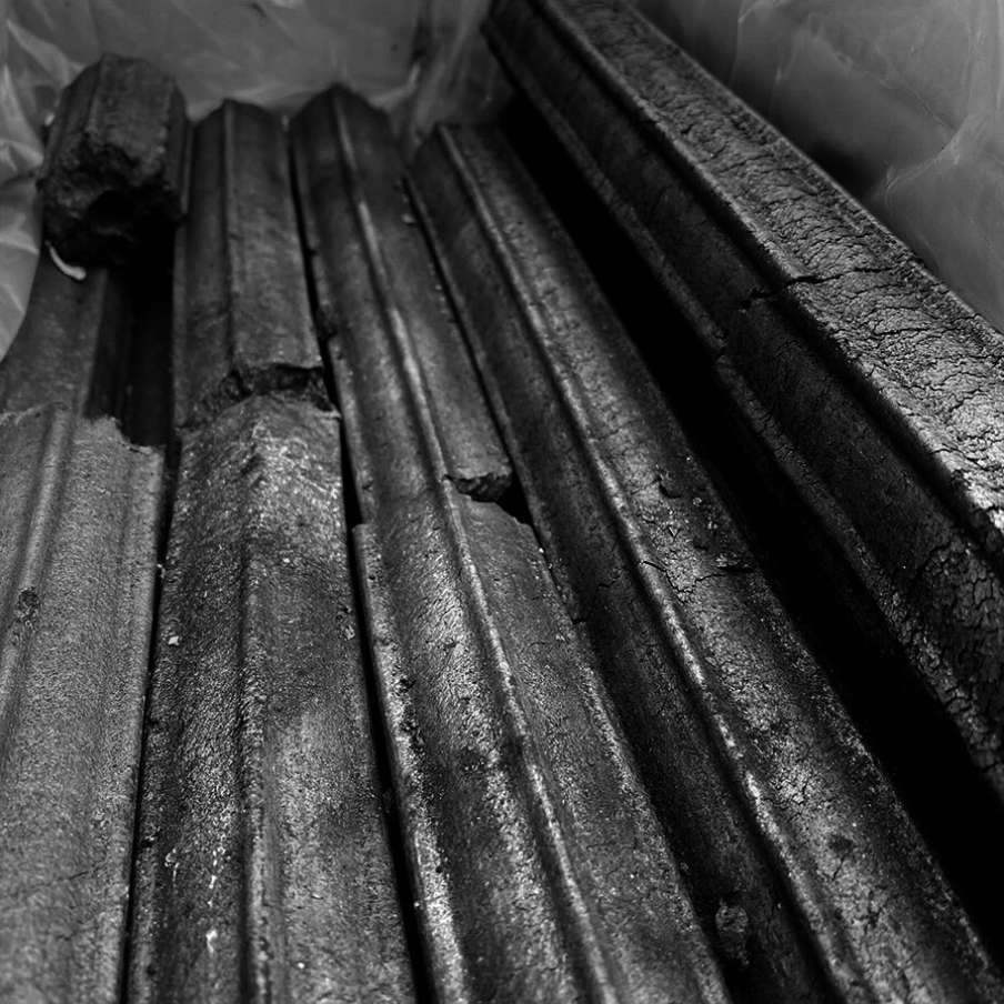 Yakiniku BBQ Smaak Accessoire Houtskool Zaagsel Briketten Hexagon kg rettes Hexagon 10 Hexagon -