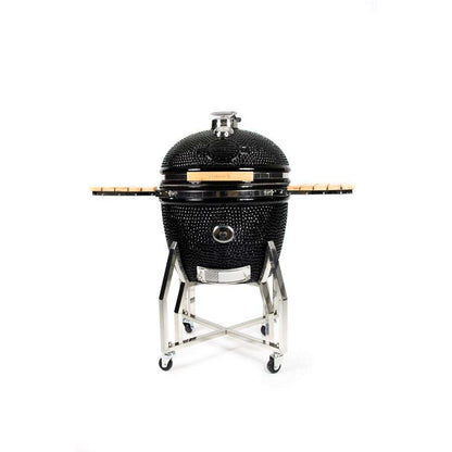 Yakiniku BBQ Kamado 24" XXL Pro Set met Onderstel- Zijtafels en Hoes -