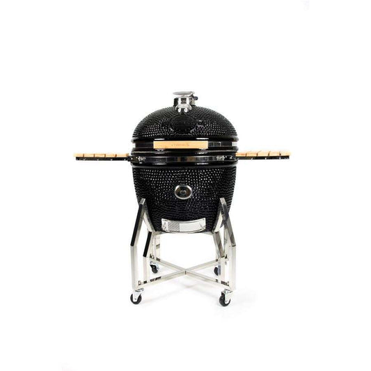 Yakiniku BBQ Kamado 24" XXL Pro Set met Onderstel- Zijtafels en Hoes -