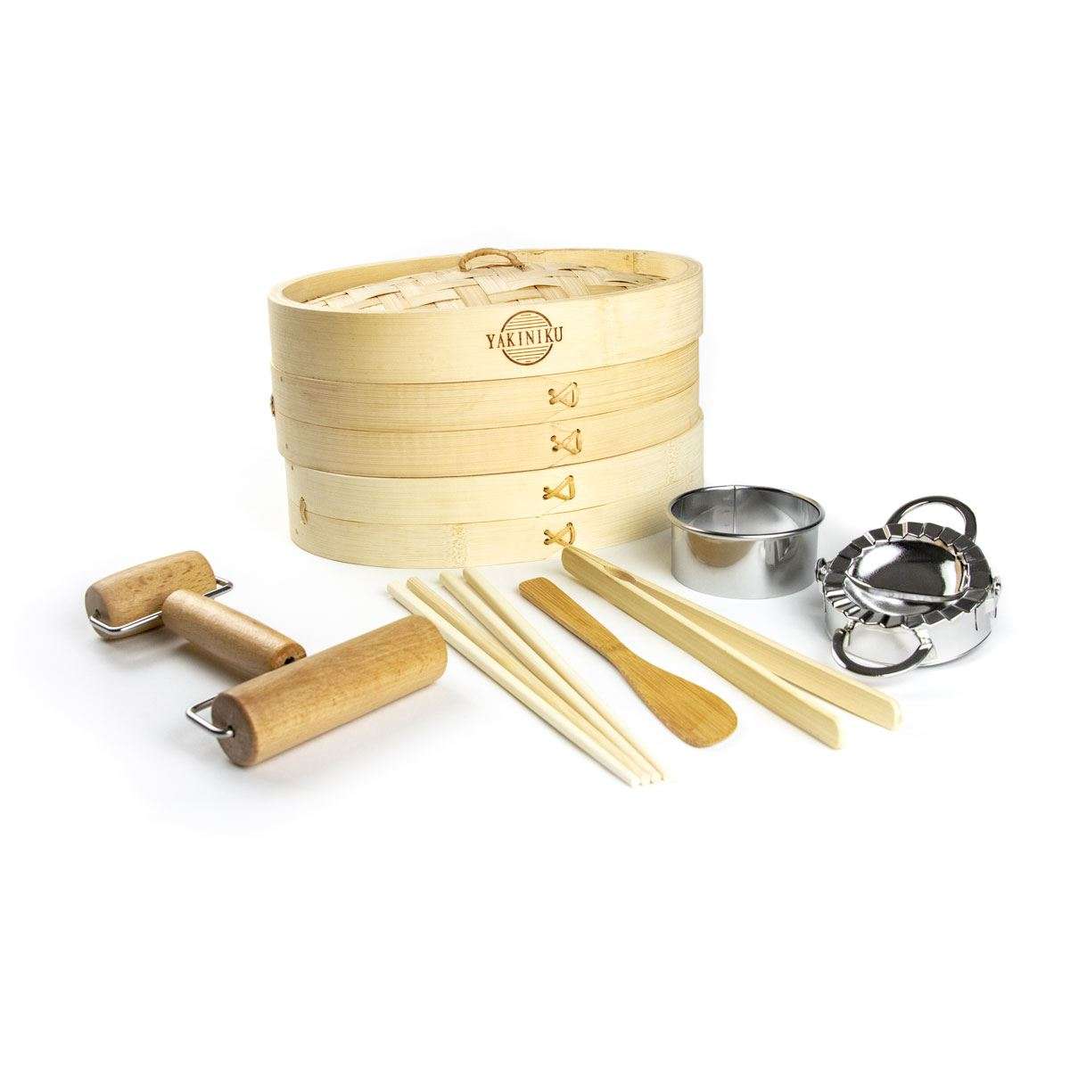 Yakiniku Barbecue accessoire stoommand van bamboe -