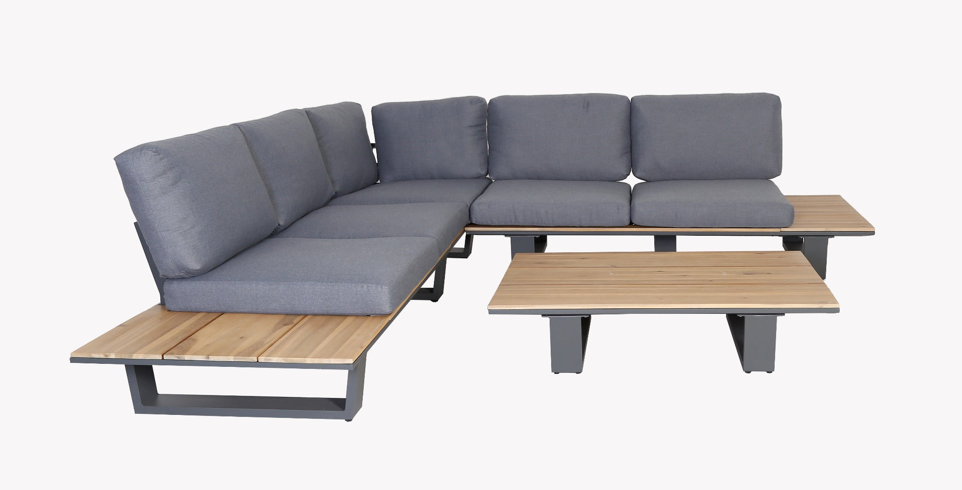 Droppery Lota Lounge Hoekset - 3 stuks - Antraciet -