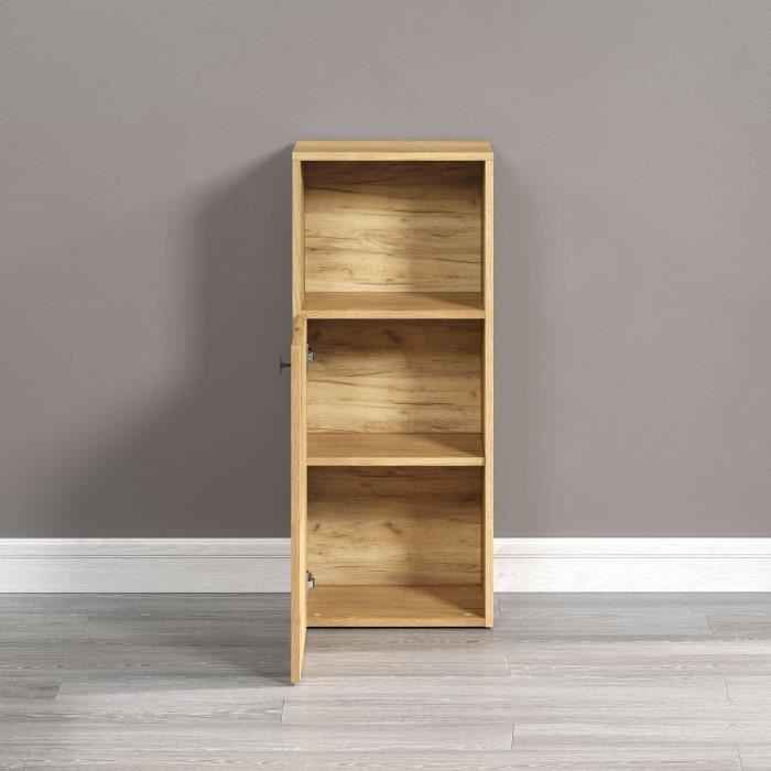 Badkameropbergkast - Eikendecor - L40 x H95 x D31 cm - Puur genot