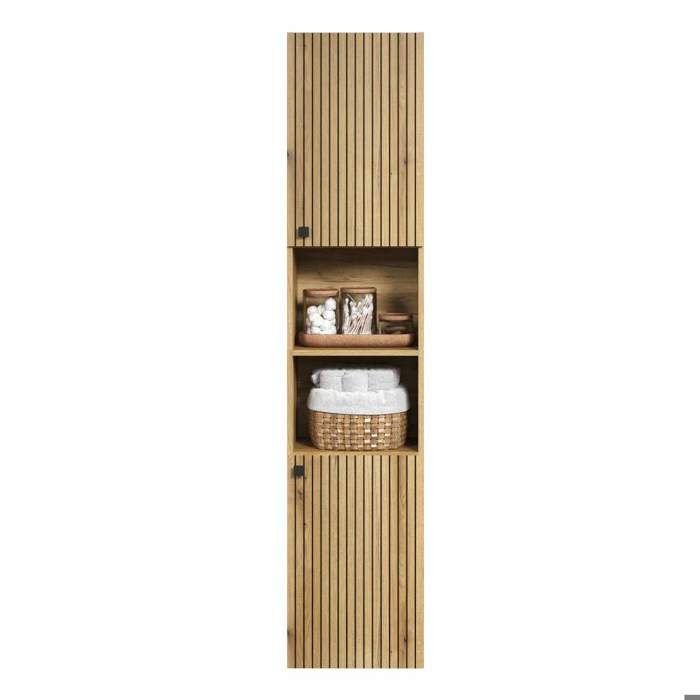 PURE BLISS Badkamerkolom - Eiken decor - L40 x H186 x D31 cm