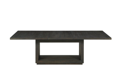Modus Furniture International Rechthoekige eettafel Oxford in basalt grijs. -