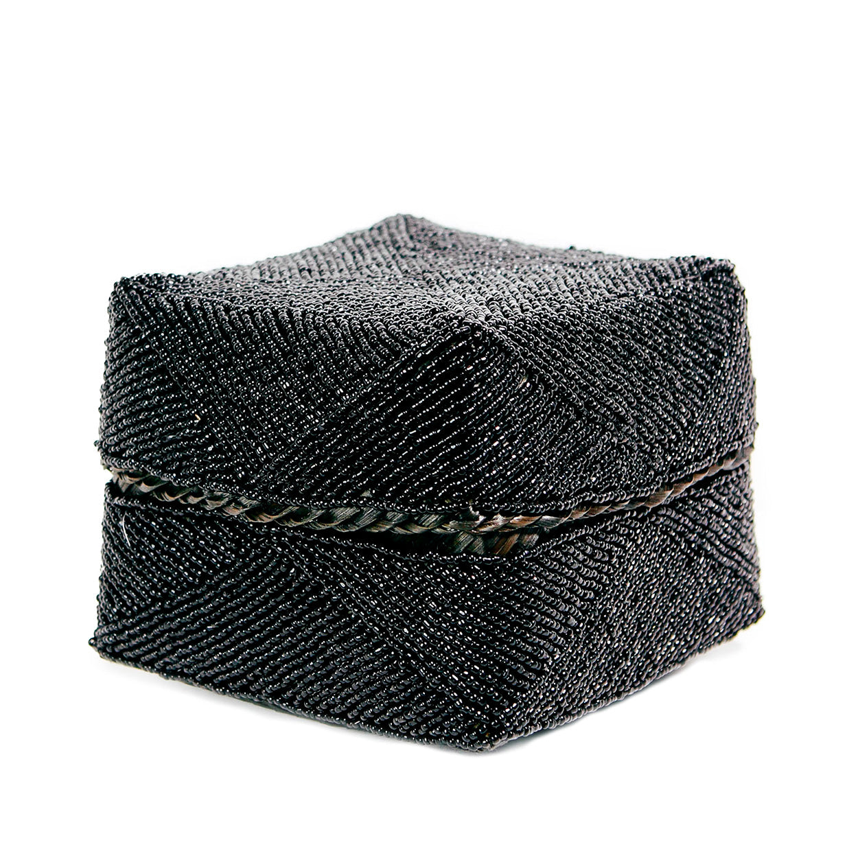 Der Perlenkorb - Schwarz - L