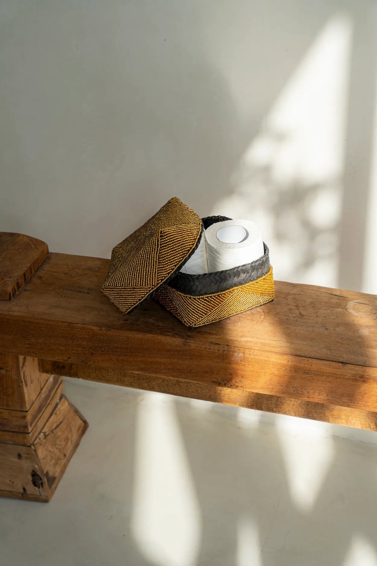 Bazar Bizar De Kralenmand - Goud - M - Home & Garden > Decor