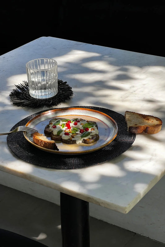 Bazar Bizar De Kralen Placemat - Zwart - Home & Garden > Linens & Bedding > Table Linens > Placemats