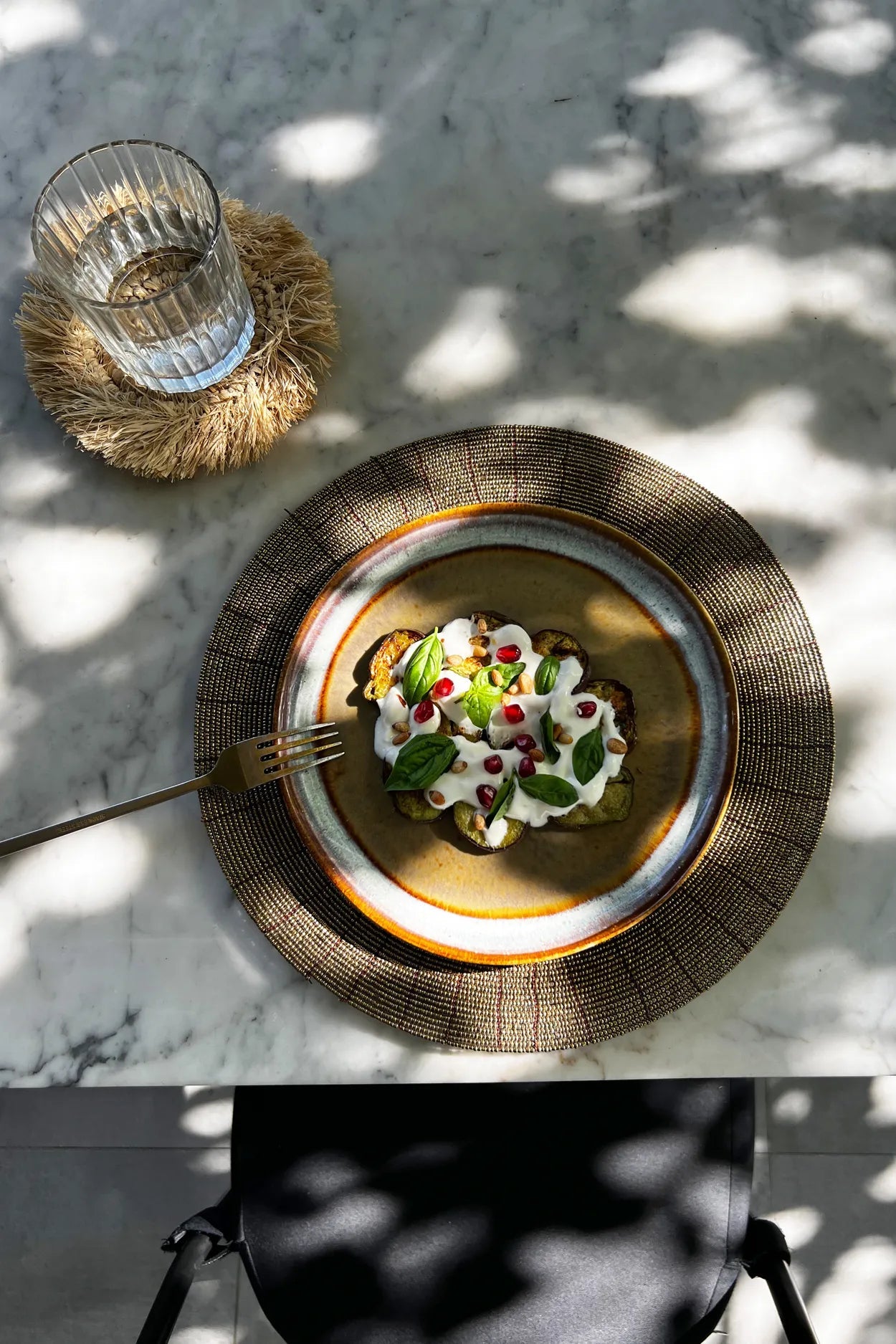 Bazar Bizar De Kralen Placemat - Goud - Home & Garden > Linens & Bedding > Table Linens > Placemats