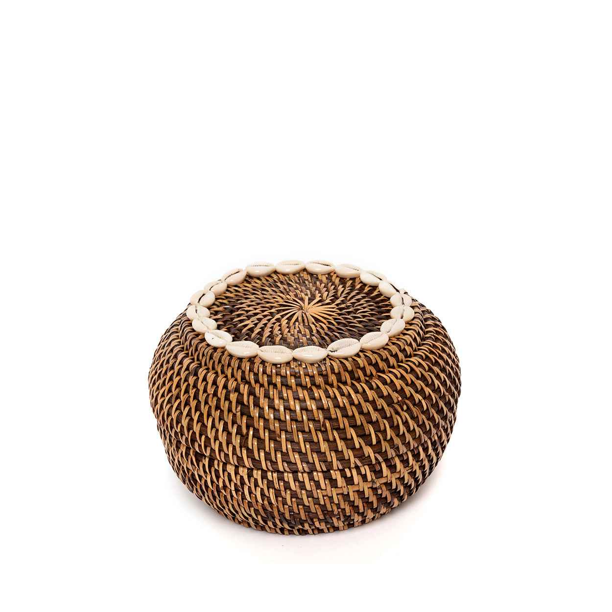 De Colonial Peek-a-Boo-mand - naturel bruin - S