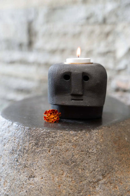 Bazar Bizar De Sumba Stone #27 Kaarsenhouder - Home & Garden > Decor > Home Fragrances > Candles