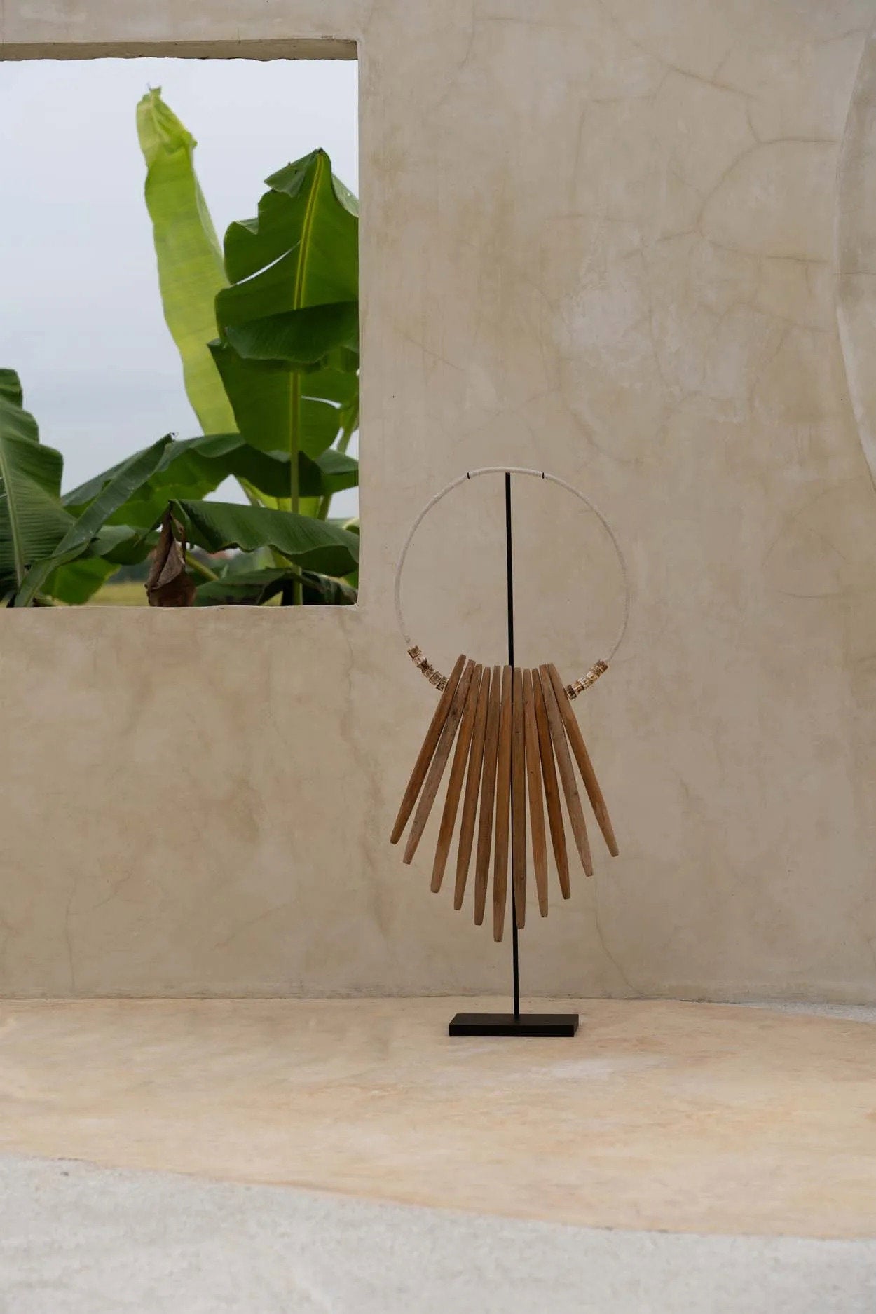 Bazar Bizar De Houten Stokken Op Standaard - Natuurlijk -