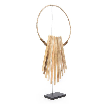 Bazar Bizar De Houten Stokken Op Standaard - Natuurlijk -