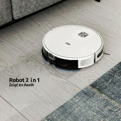 BEKO VRR60314VW - 2-in-1 Connected Robot Vacuum Cleaner - 150-minute battery life - 2000 pa - White