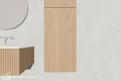 Houten badkamerkast Palm en Wave DroomHout