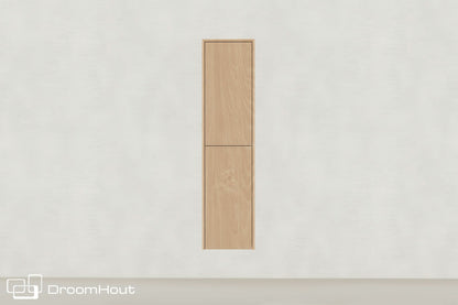 Houten Badkamerkast Met Twee Deuren Spa En Breeze Voor Moderne Badkamers DroomHout