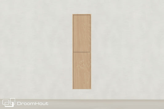 Houten Badkamerkast Met Twee Deuren Spa En Breeze Voor Moderne Badkamers DroomHout