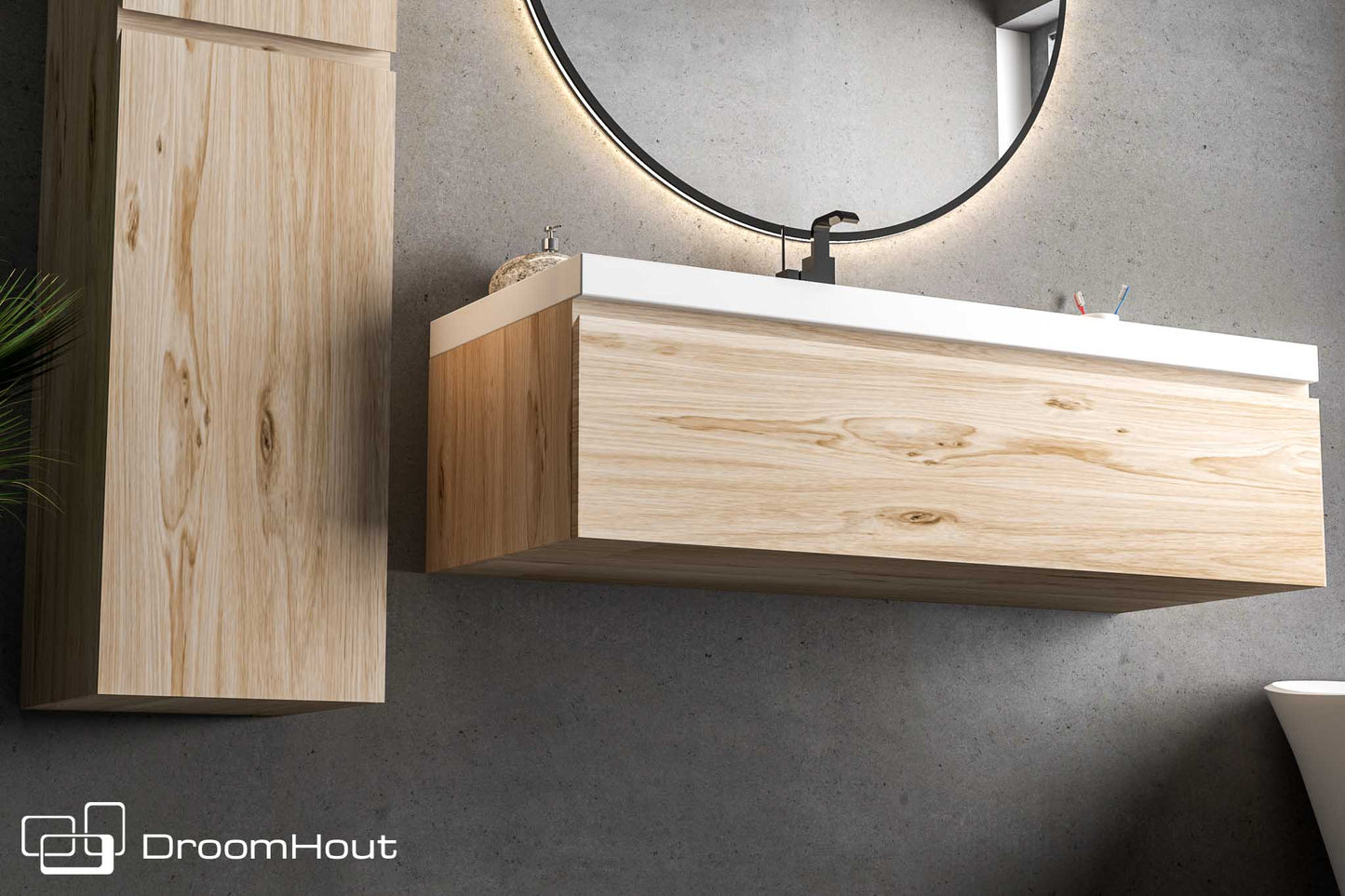 Badkamermeubel DroomHout Aqua Badkamermeubel DroomHout