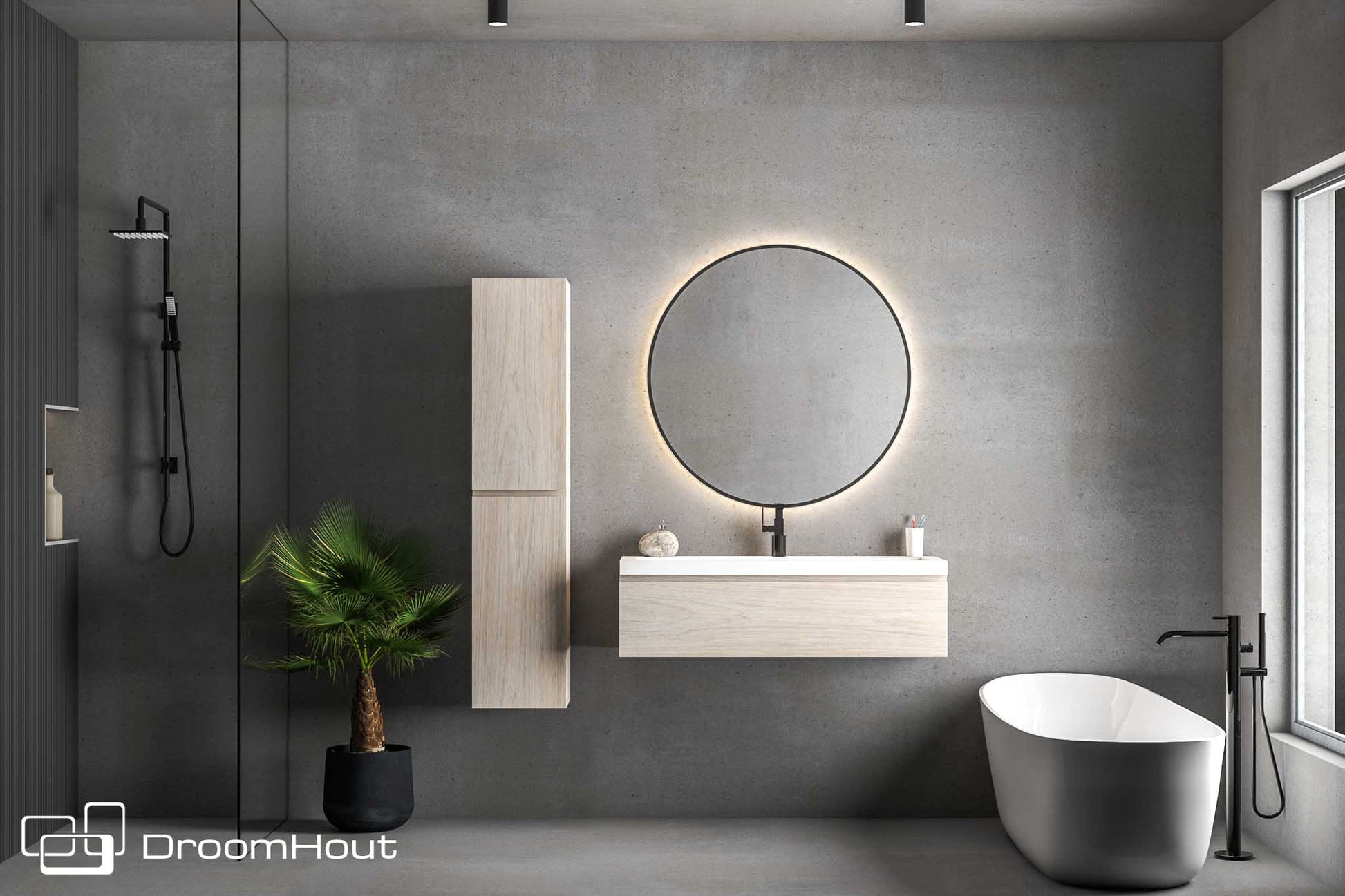 Badkamermeubel DroomHout Aqua Badkamermeubel DroomHout