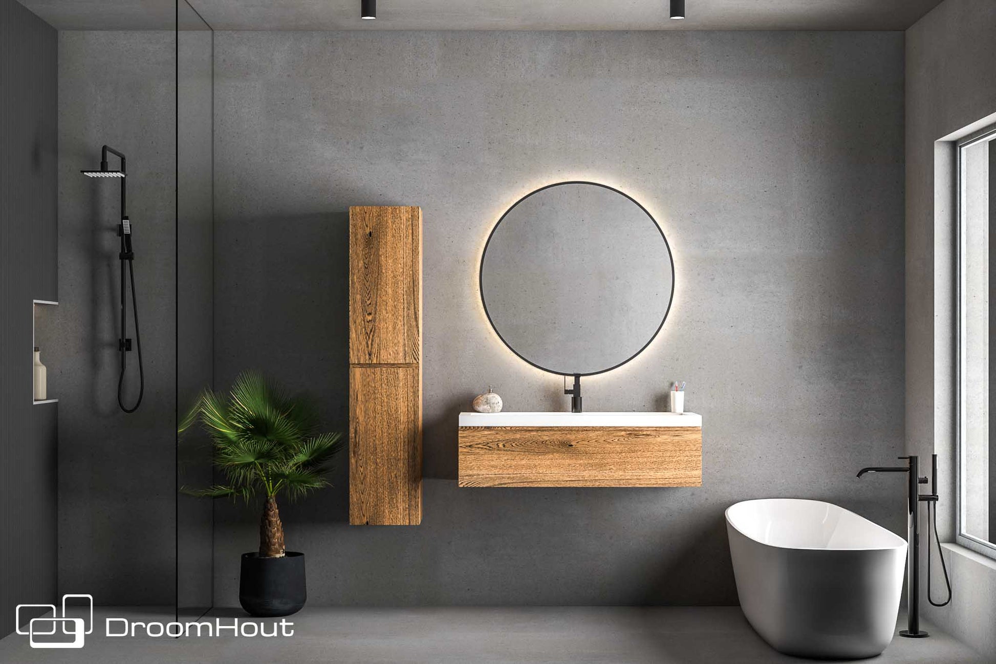 Badkamermeubel DroomHout Aqua Badkamermeubel DroomHout