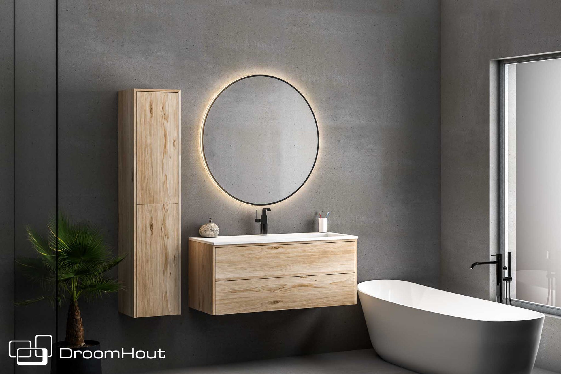 Badkamermeubel DroomHout Breeze Badkamermeubel DroomHout