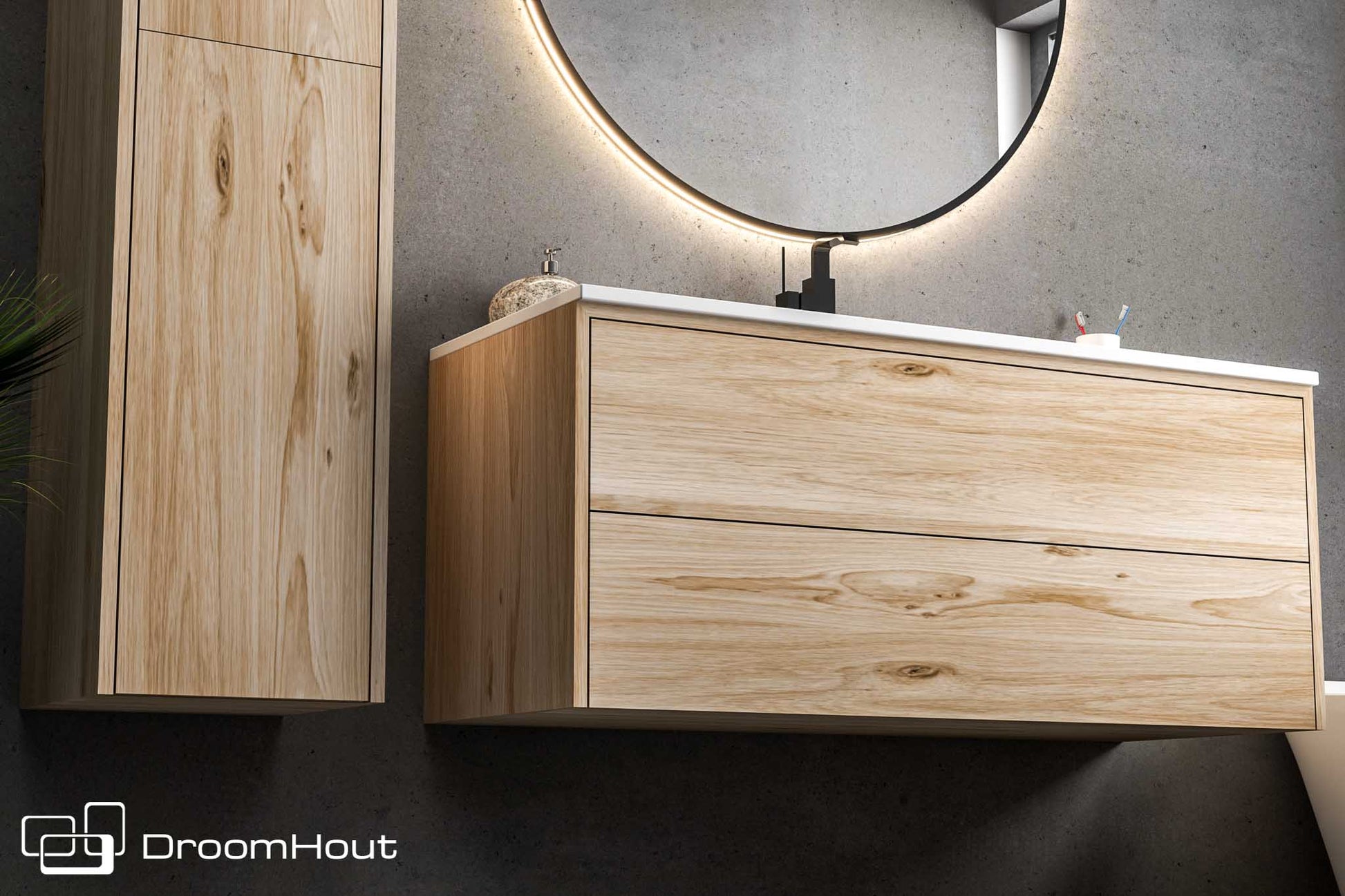 Badkamermeubel DroomHout Breeze Badkamermeubel DroomHout