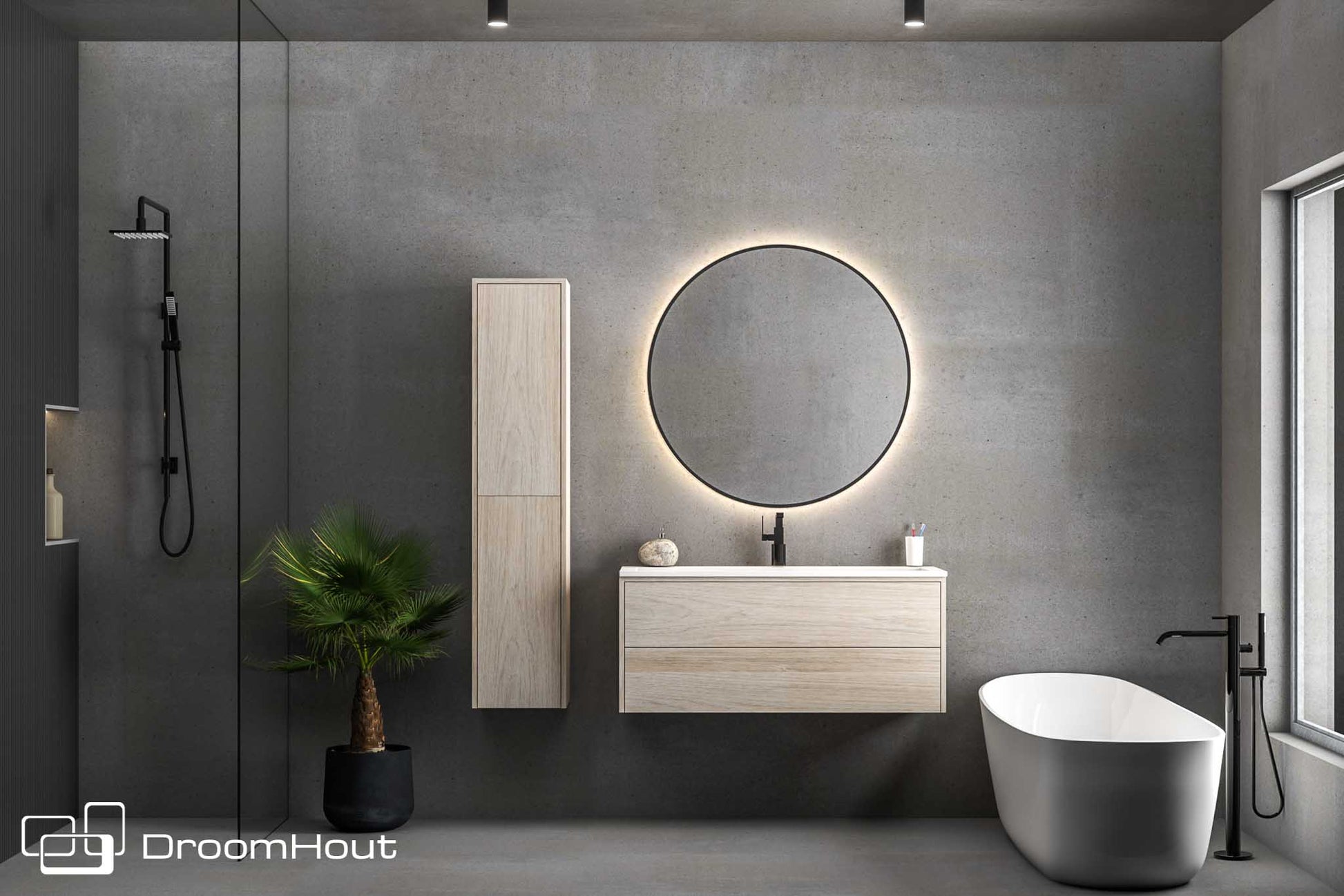 Badkamermeubel DroomHout Breeze Badkamermeubel DroomHout