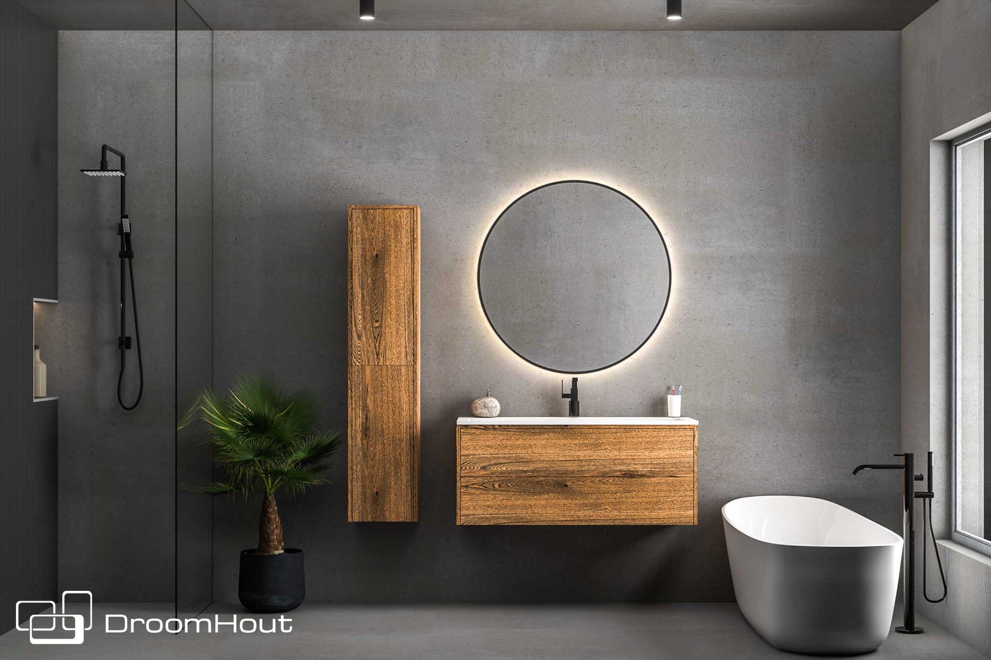 Badkamermeubel DroomHout Breeze Badkamermeubel DroomHout