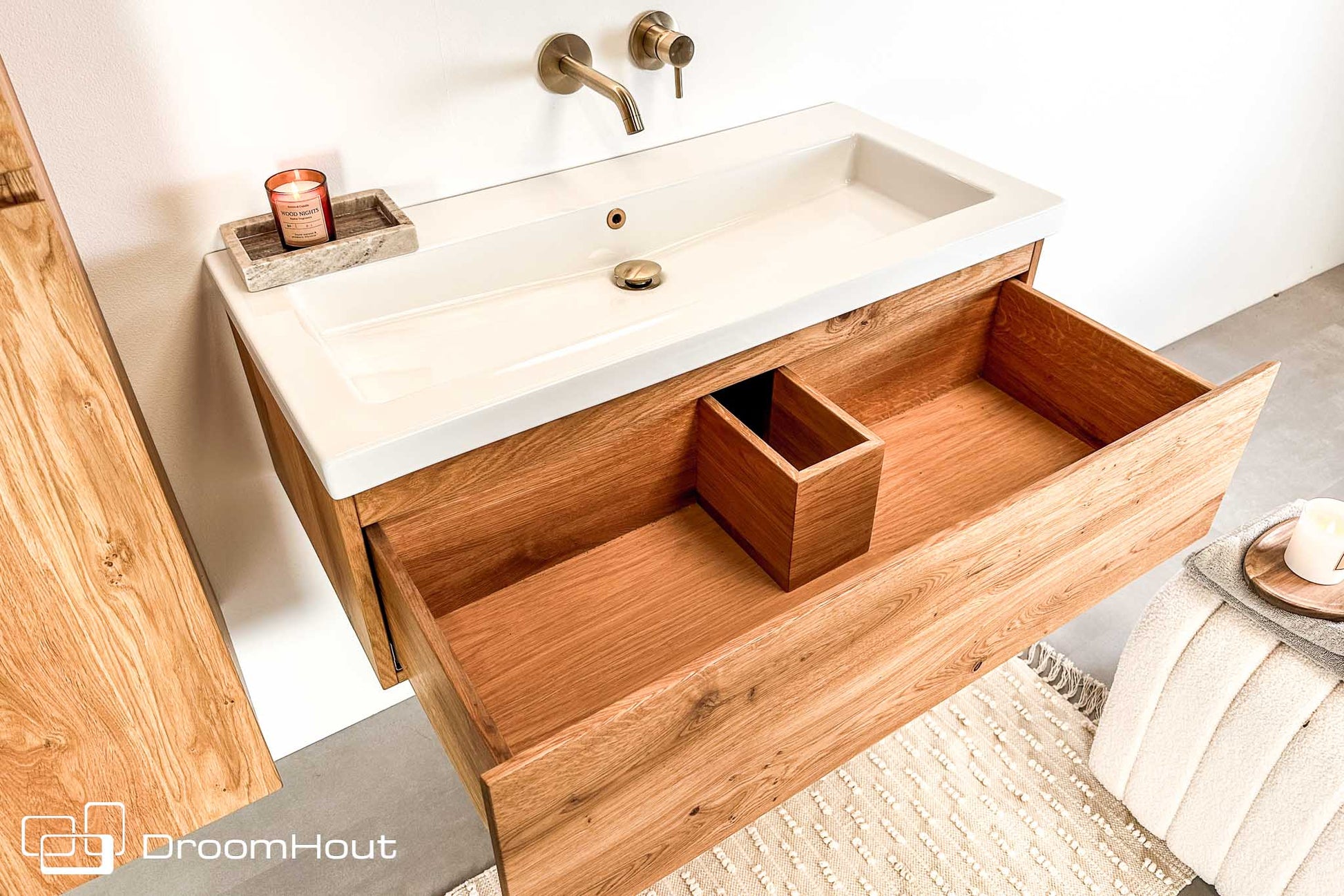 Badkamermeubel DroomHout Aqua Badkamermeubel DroomHout