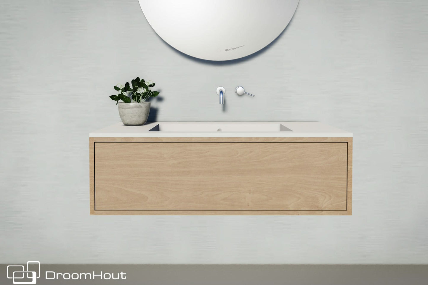 Houten badkamerset Sunrise Badkamerset DroomHout