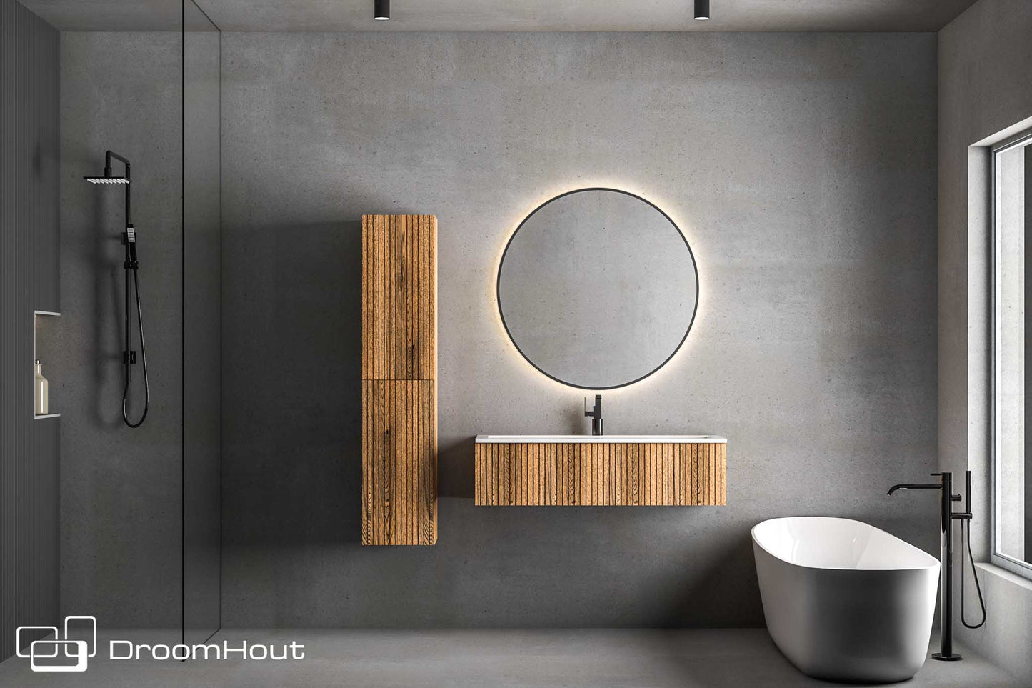 Badkamermeubel DroomHout Palm Badkamermeubel DroomHout