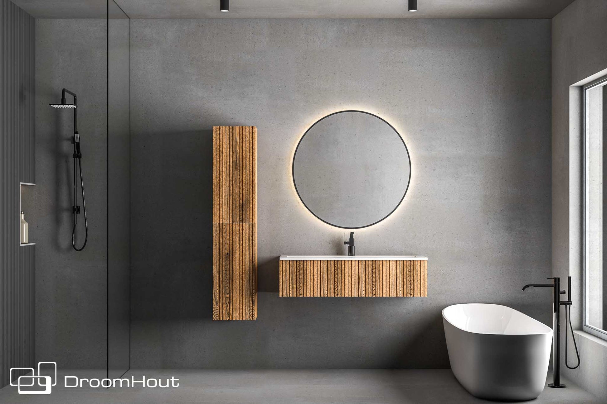 Badkamermeubel DroomHout Palm Badkamermeubel DroomHout