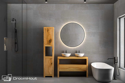 Badkamermeubel DroomHout Serenity warm eiken lak warm eiken lak Badkamermeubel DroomHout