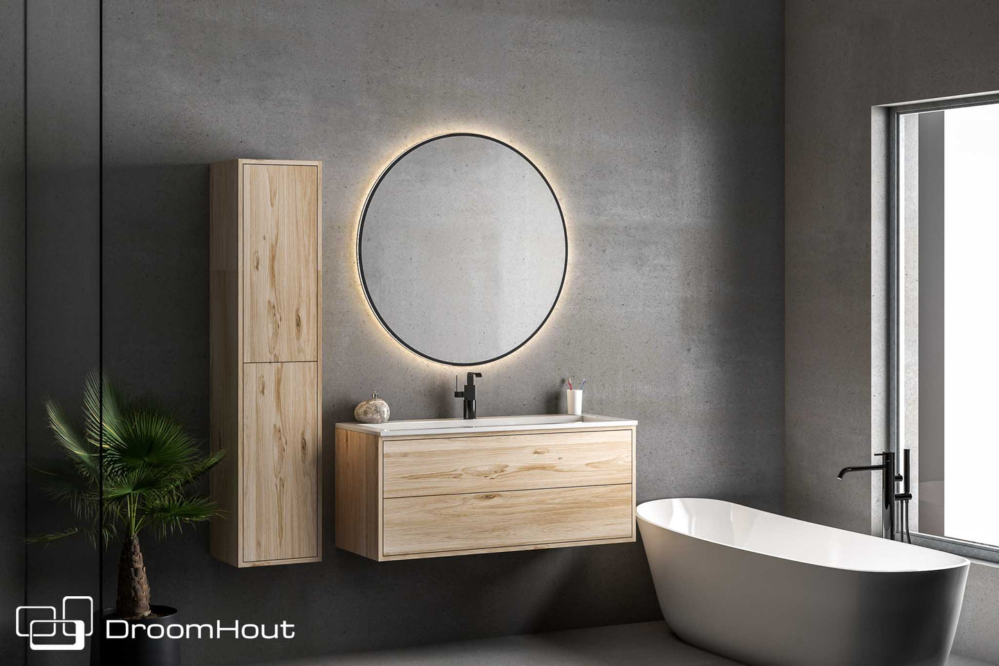 Badkamermeubel DroomHout Silence Badkamermeubel DroomHout