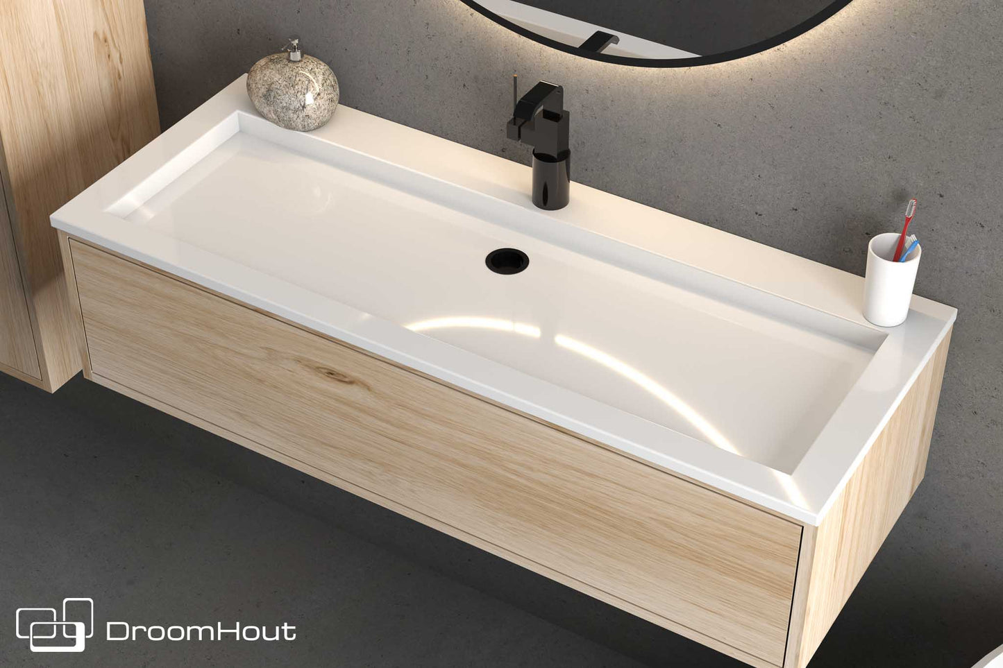 Badkamermeubel DroomHout Sunrise Badkamermeubel DroomHout