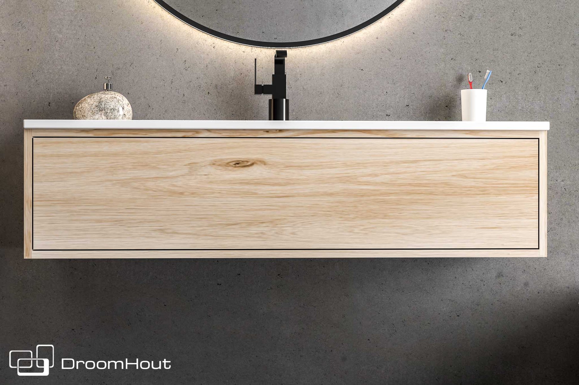 Badkamermeubel DroomHout Sunrise Badkamermeubel DroomHout