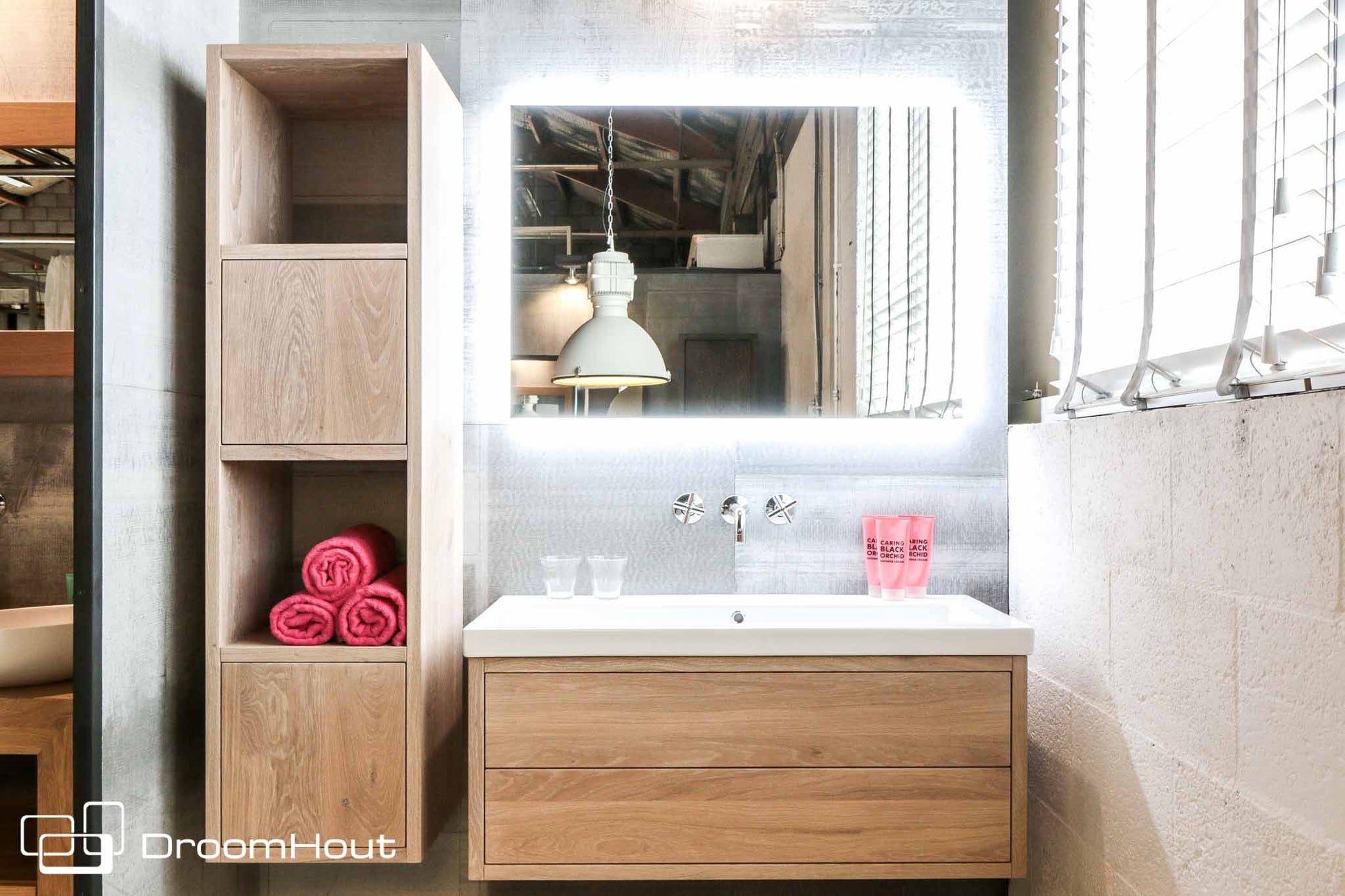 Badkamerspiegel Soap DroomHout