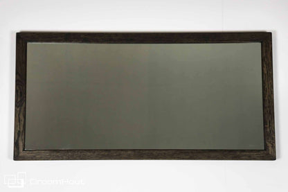 Badkamerspiegel eikenhout Spa donker eiken donker eiken DroomHout