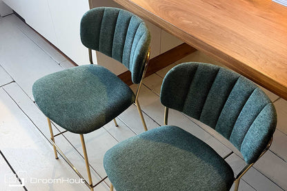 Barkruk Jolien Zuiver - set van 2 - groen Barkruk DroomHout