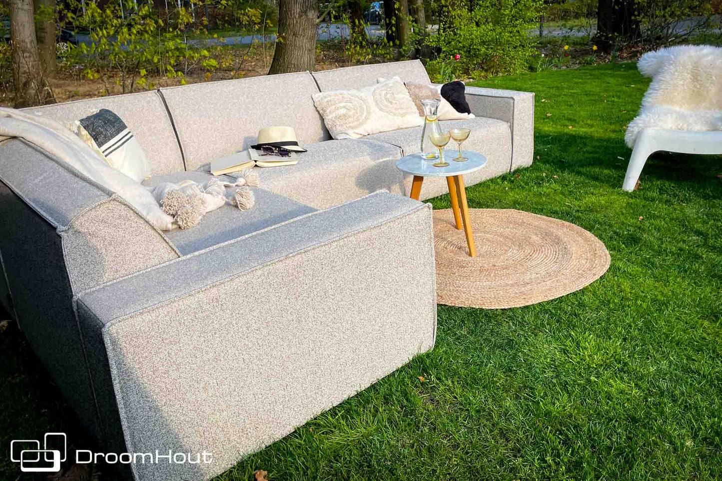 Icon loungebank Bubalou 6-zits hoek DroomHout