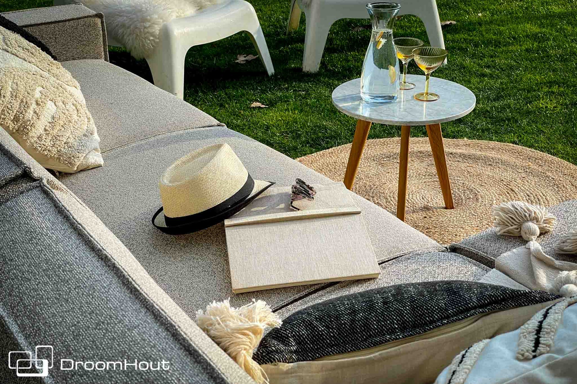 Icon loungebank Bubalou 6-zits hoek DroomHout