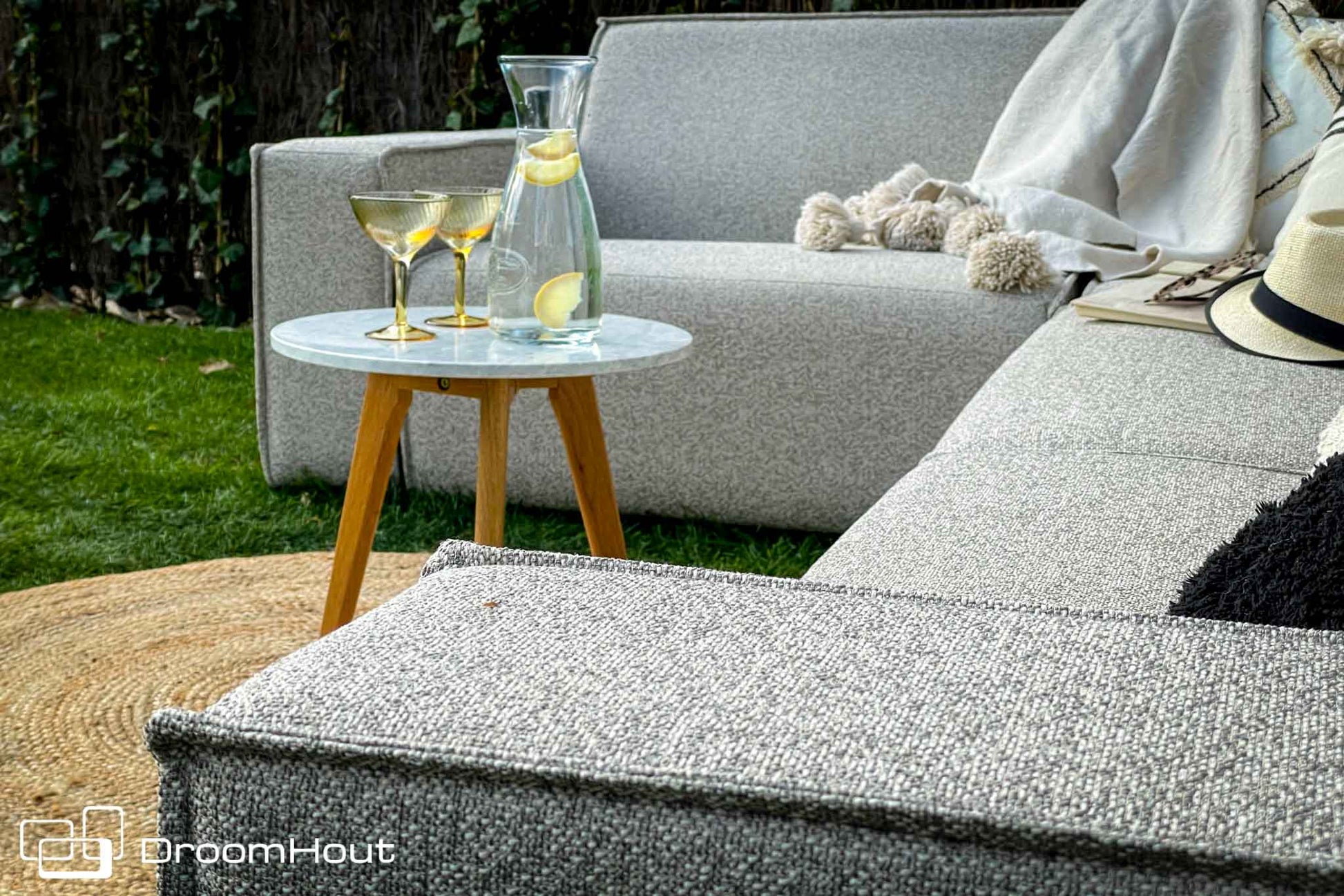 Icon loungebank Bubalou 6-zits hoek DroomHout