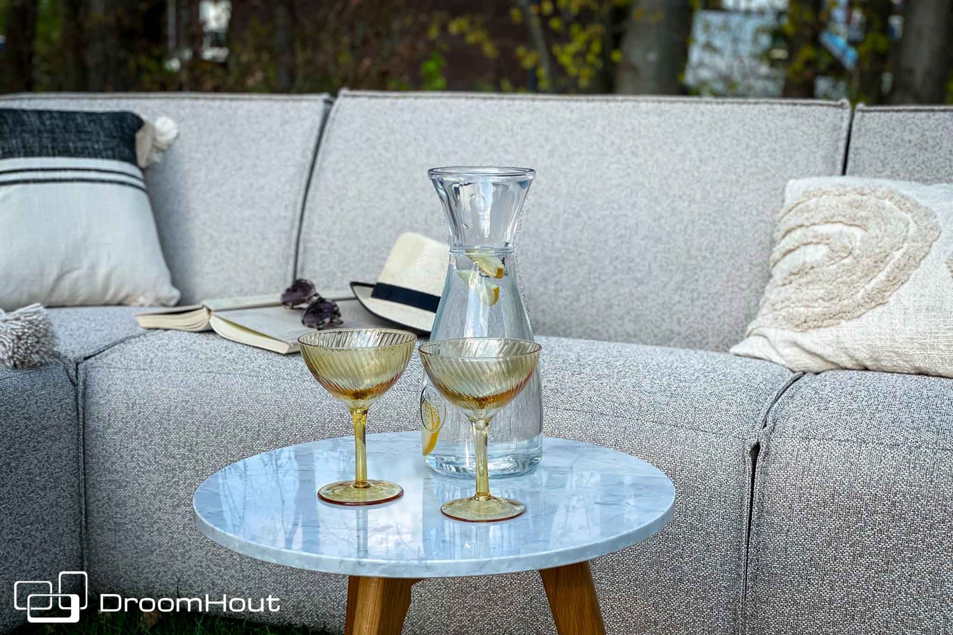 Icon loungebank Bubalou 6-zits hoek DroomHout