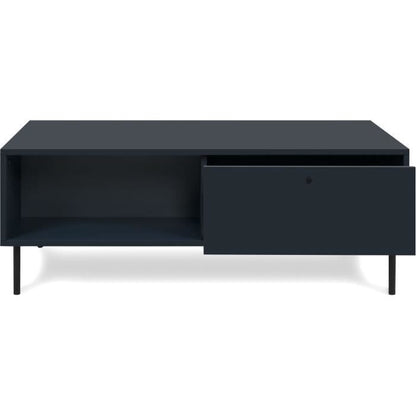 Coffee table - CARACAS 55A - Navy blue - 2 drawers, 2 niches - 110 x 40 x 60 cm